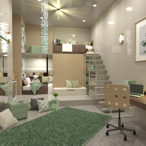 floorplans house decor bedroom kids room lighting 3d