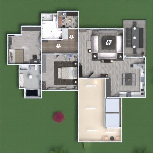 floorplans garage storage terrace entryway 3d