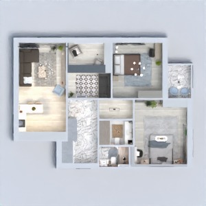 floorplans terrace office storage diy cafe 3d