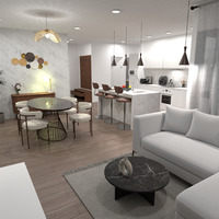 photos apartment living room kitchen dining room ideas