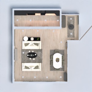 floorplans apartment house living room kitchen lighting 3d