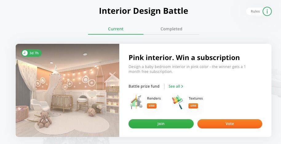 Planner 5D's Design Battle