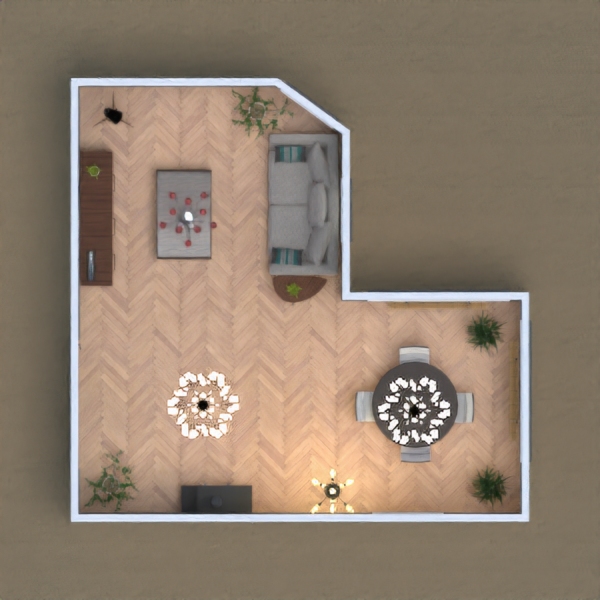 I decided to give a cute and peaceful aspect which means spacious but well decorated.